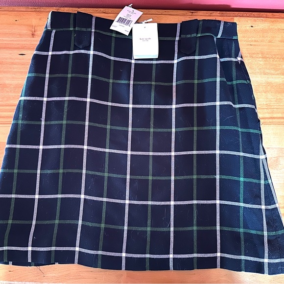 NWT Kate Spade Fallon Wool Blend Skirt, size 10 - Picture 3 of 7